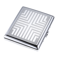 DAN BARMORE 'CROSS' Pocket Metal Tobacco Cigarette Holder Storage Case